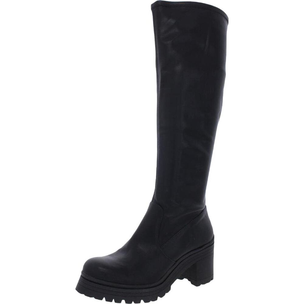 Madden Girl Womens Coretta Stretch Knee-High Boots Black , US 5 M